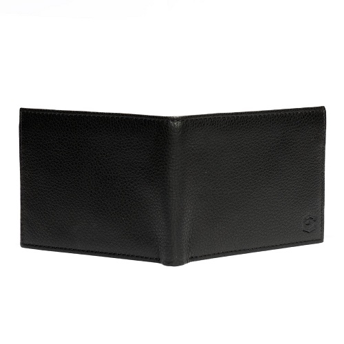 Mens Bifold Cow Pebble Grain Wallet