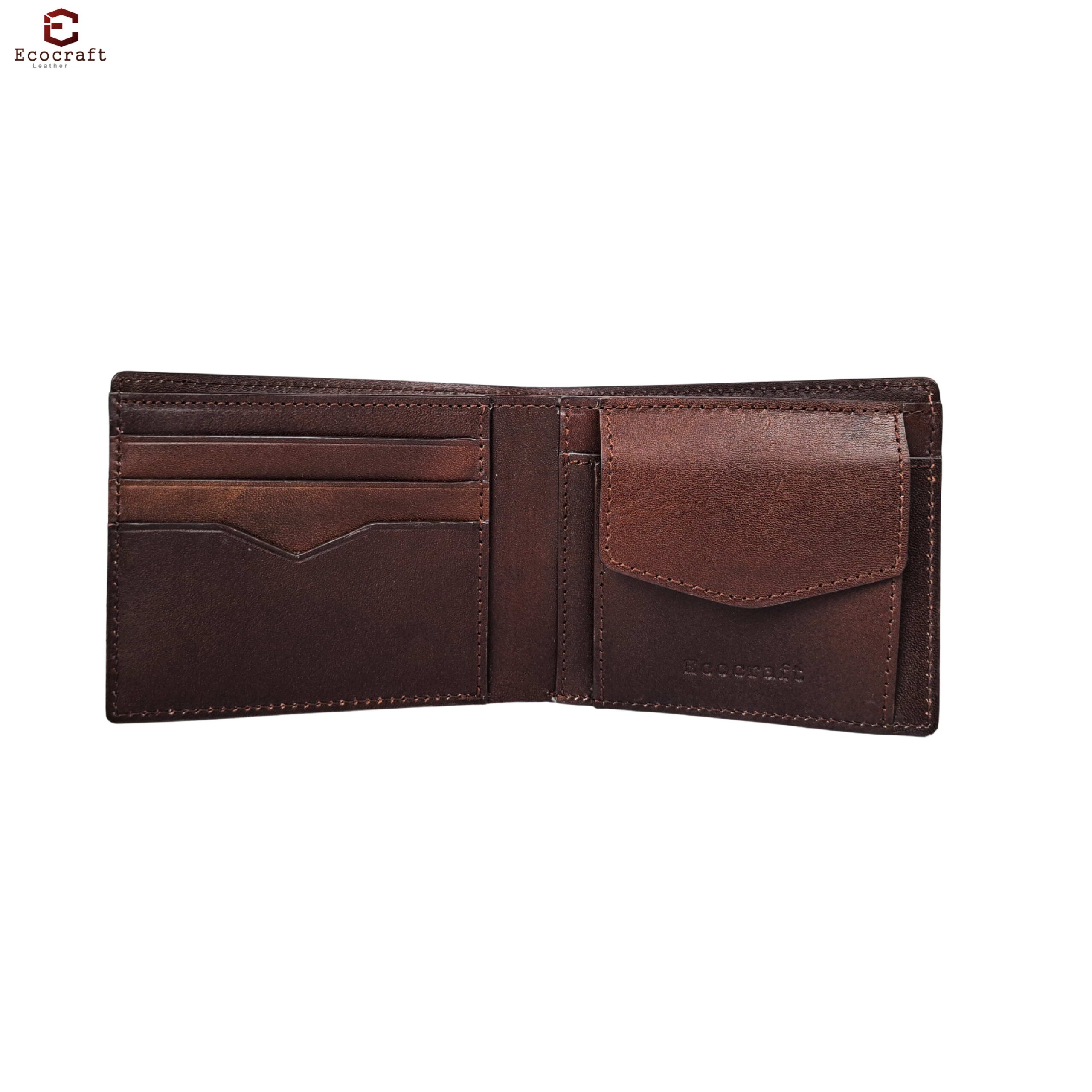Brown Wallet for Men | Slim Bifold